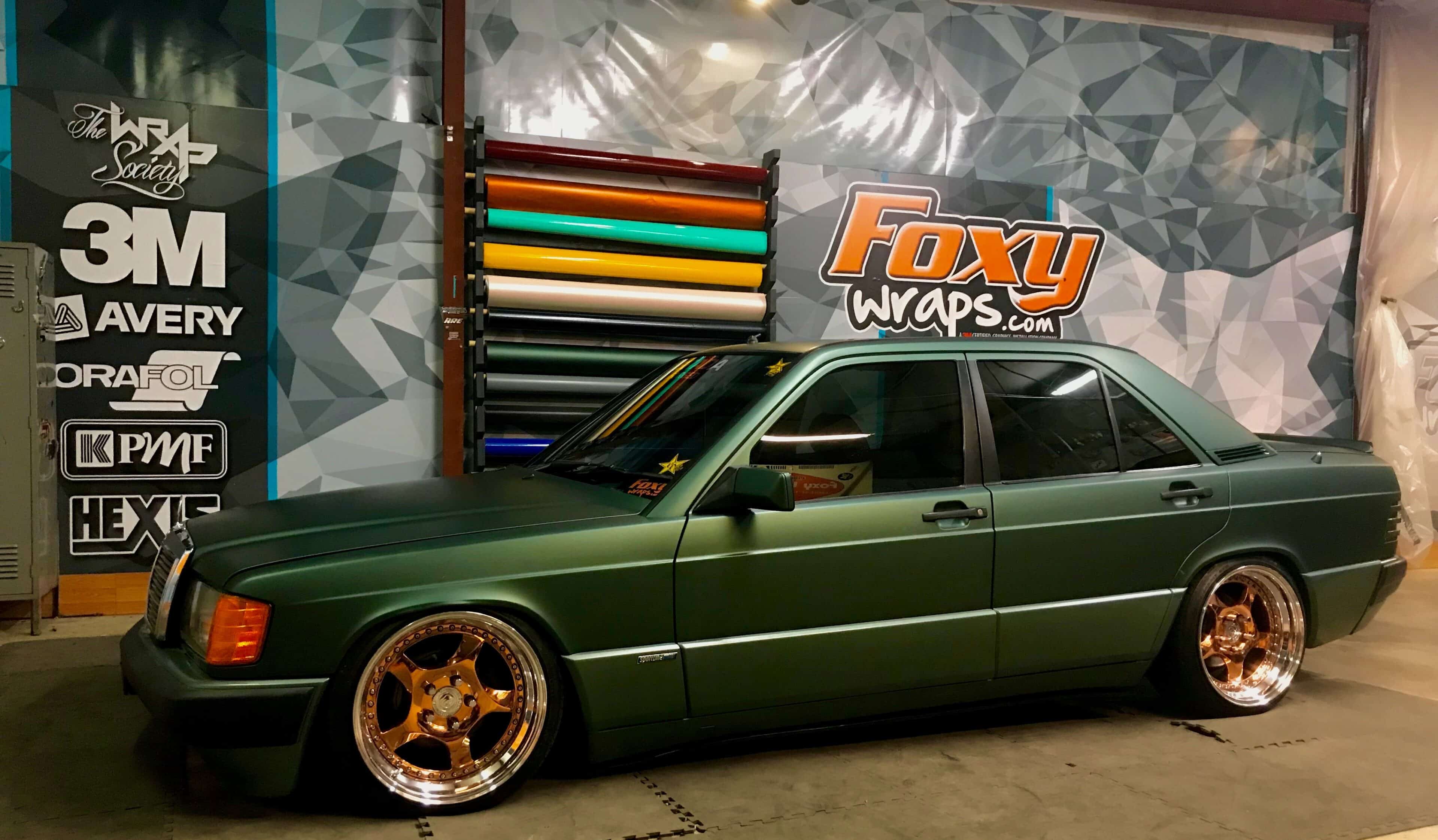 Green Vinyl Car Wrap