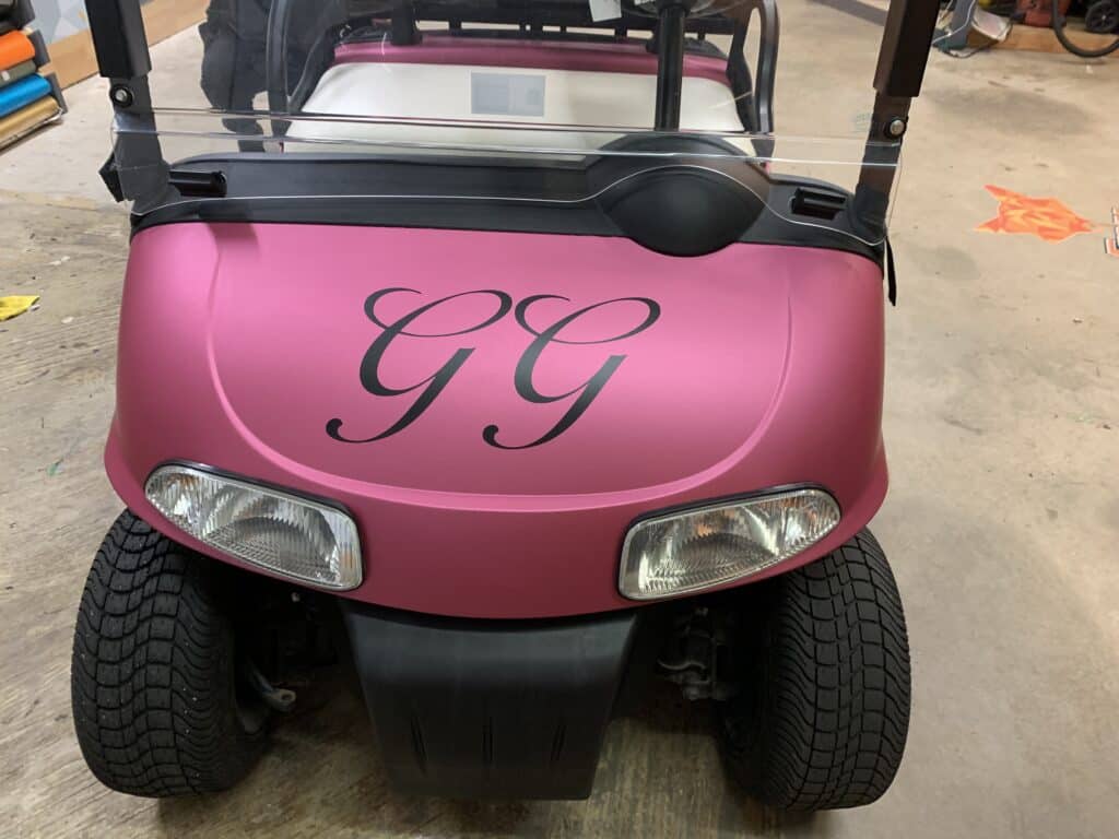 Wrapping A Golf Cart Body