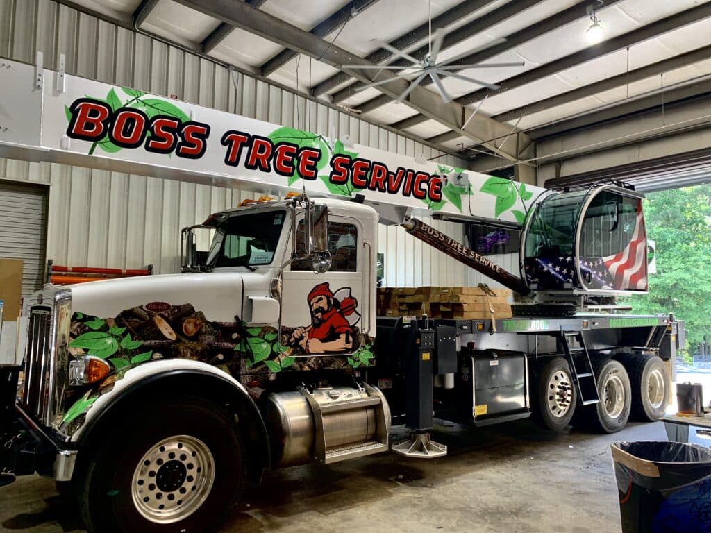 Boss Tree Service - Commercial Vehicle Wrap