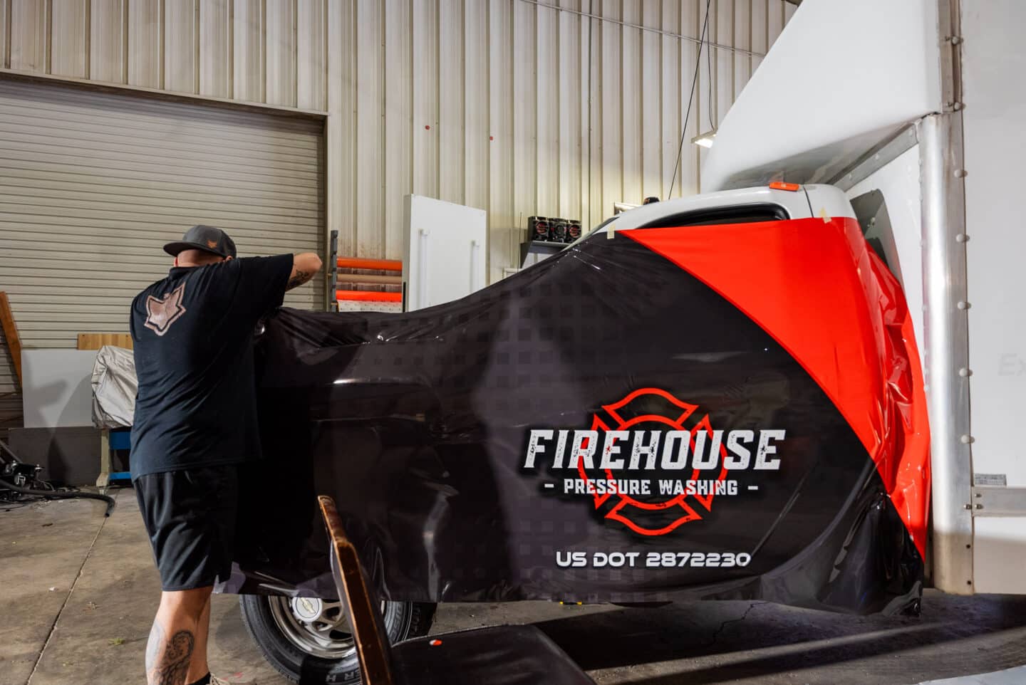 Firehouse Pressure Washing - Commercial Fleet Wraps