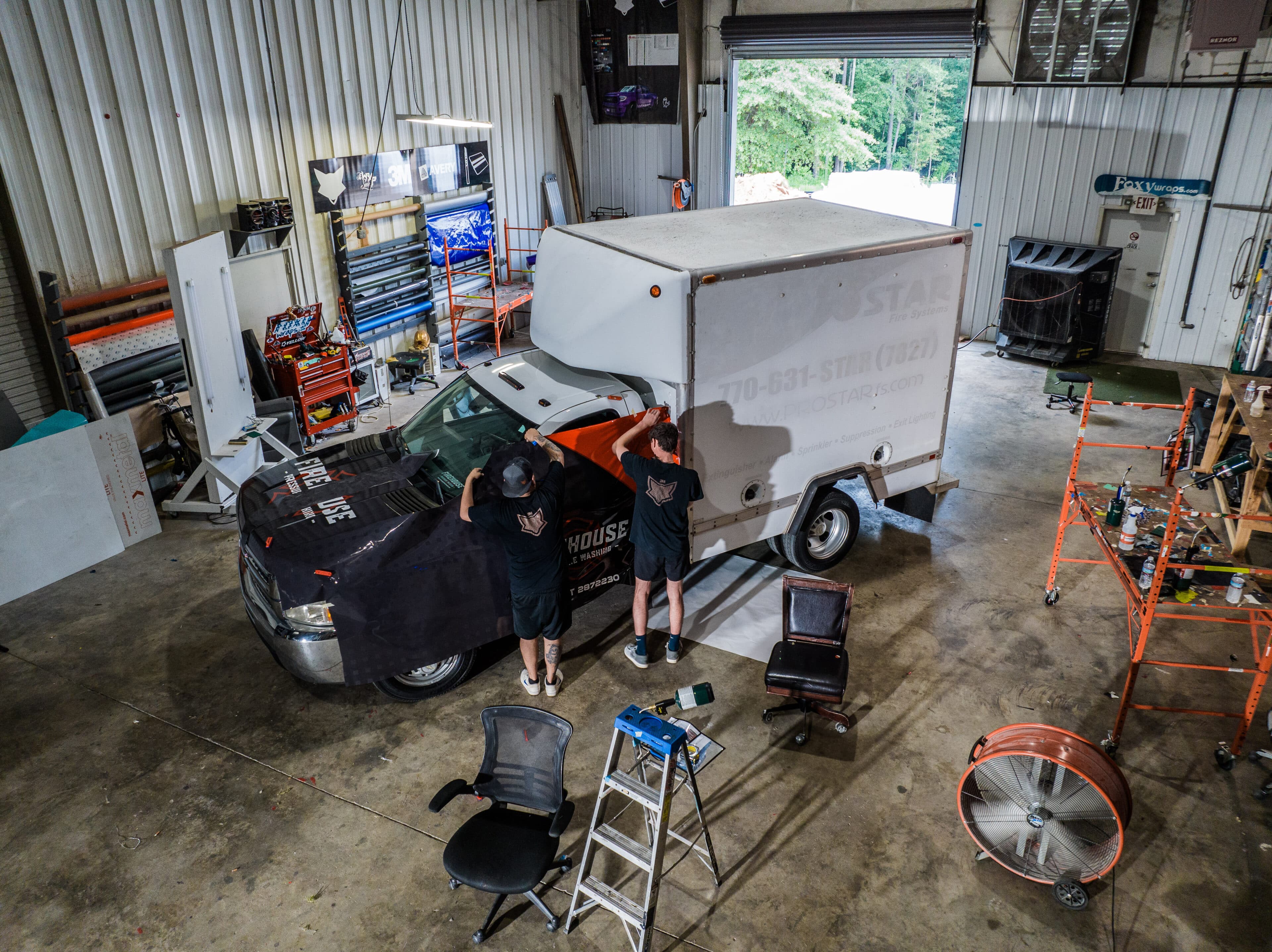 Wrapping Services For Clients Vehicles