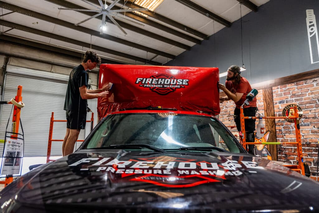 Firehouse Pressure Washing - Commercial Vehicle Wraps